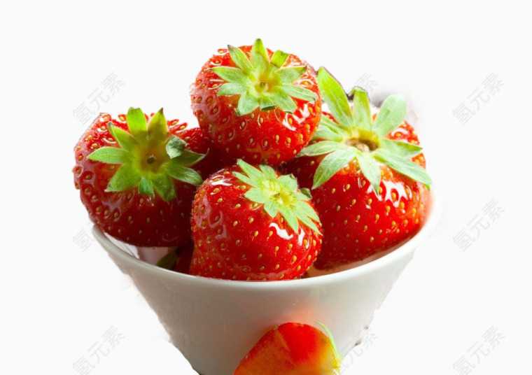 清新草莓图片素材