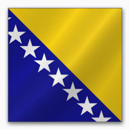 波斯尼亚和波黑欧洲旗帜
