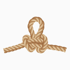 麻绳绳子卡通绳结装饰