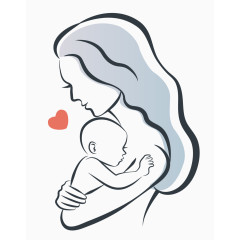 简约温馨母婴logo