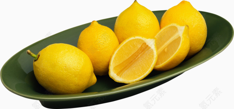 3d素描手绘3d水果 柠檬