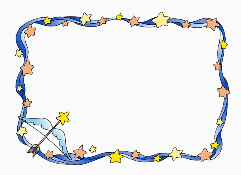不规则星星卡通边框下载