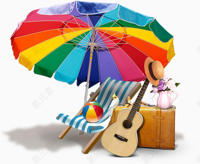 沙滩太阳伞