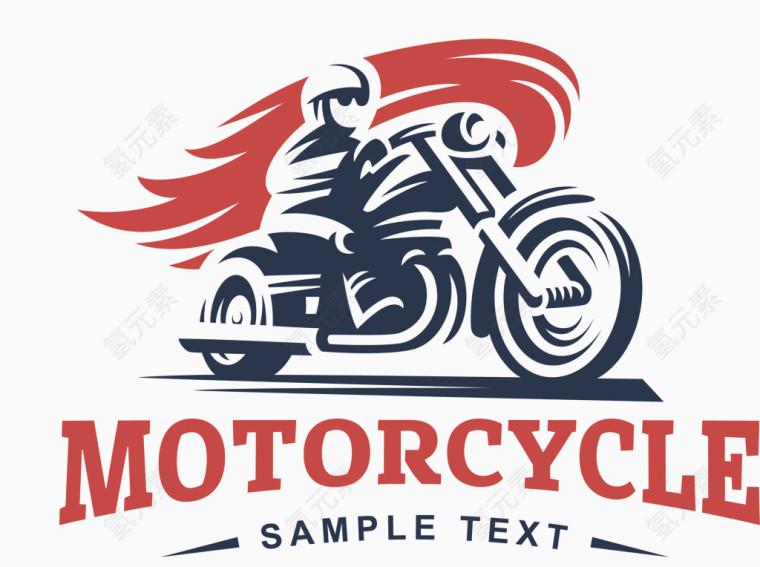 摩托赛车手竞技logo