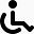 轮椅Glyphs-time-location-icons