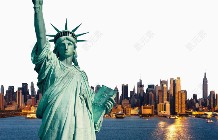 美国景点自由女神像