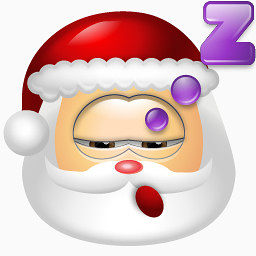 Santa Claus Sleep Icon