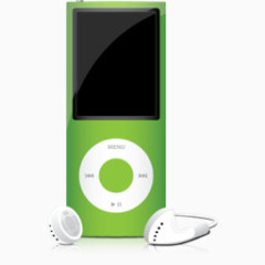 iPod绿色iPod的彩色图标