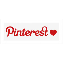 矩形Pinterest爱Pinterest的社会标签的图标