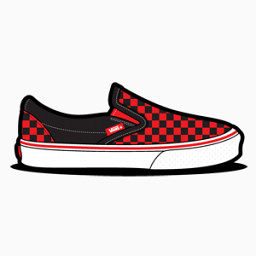 Vans Checkerboard Red Icon