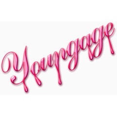 创意水晶风格字体youngage