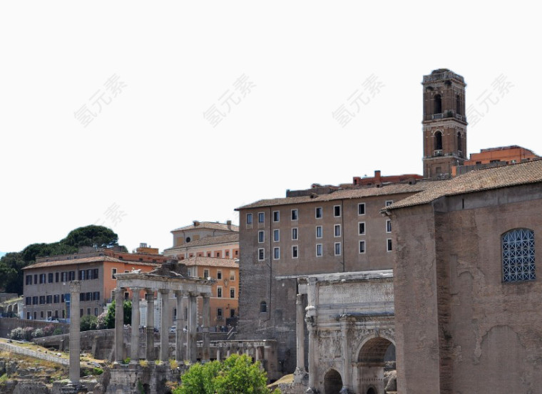 意大利古罗马废墟风景6