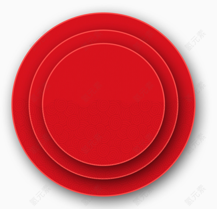 红色圆盘