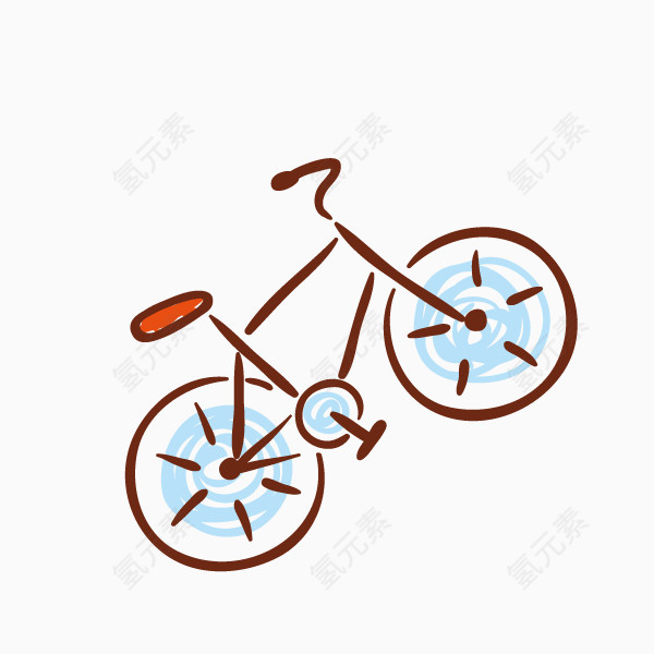 卡通彩绘自行车