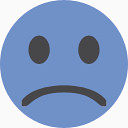表情符号悲伤的Google-Plus-icons