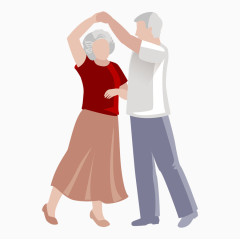 跳舞的老奶奶和老爷爷