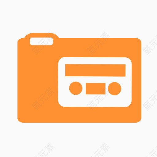 音乐橙色Metronome-icons