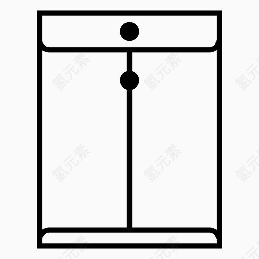 信封消息办公图标集