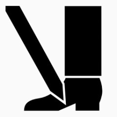 象形图切割切断的脚趾或脚叶片symbols-icons