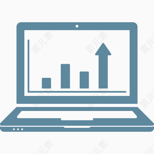 分析图表电脑图笔记本电脑监控统计数据商业和金融