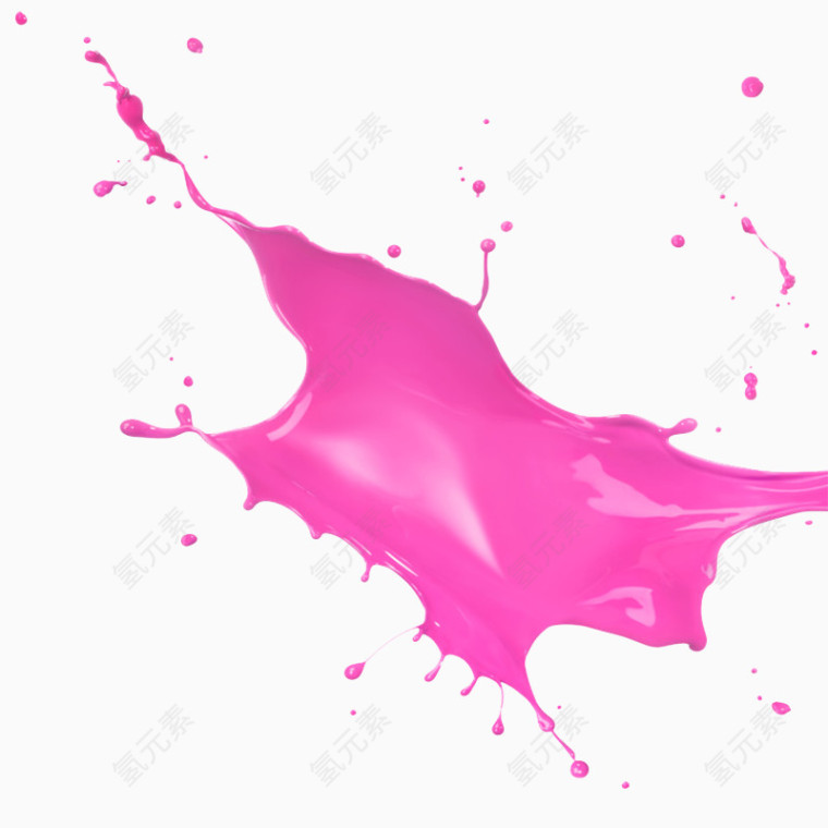 粉色油漆