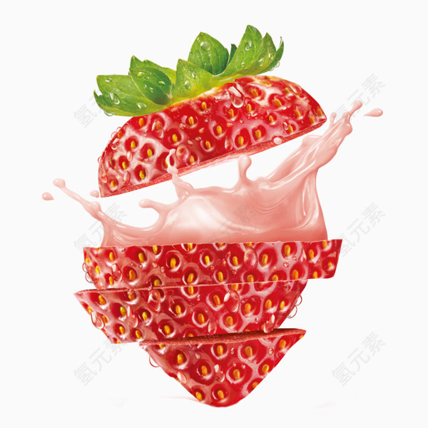 草莓水花