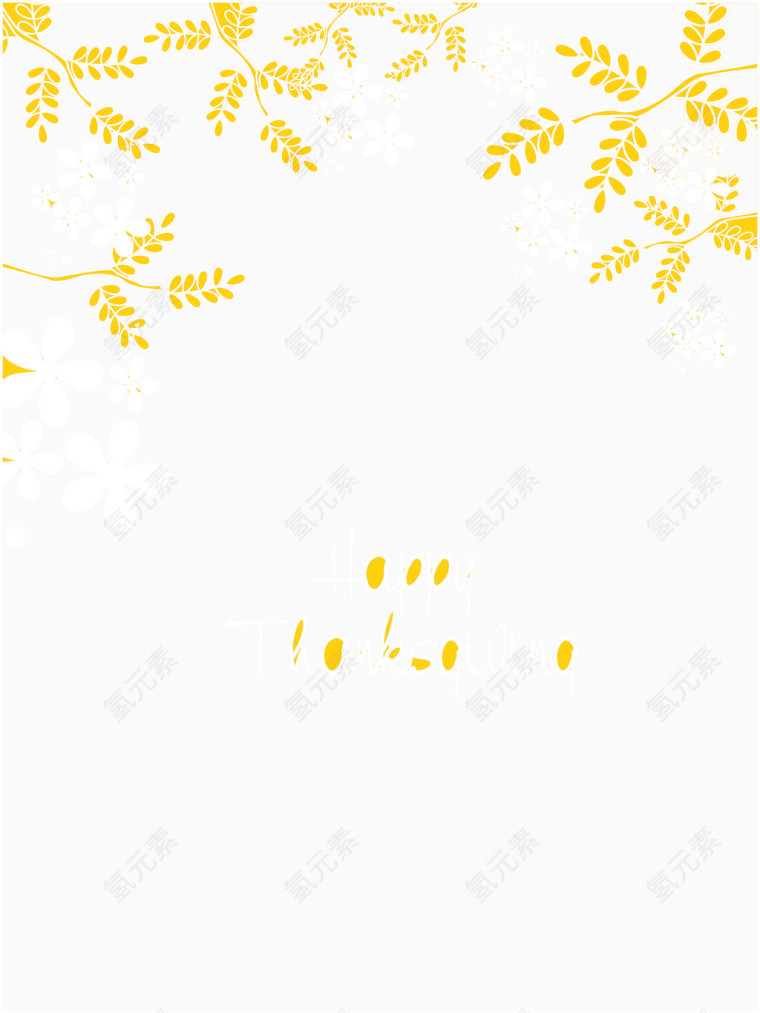 金色秋季小麦穗素材
