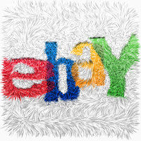 应用程序eBay那蓬松的样本图标