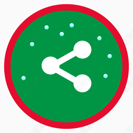 分享christmas-social-networking-icons