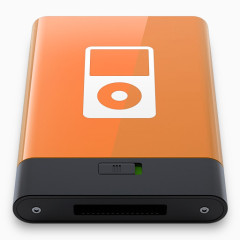 橙色iPod W图标