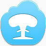 核爆炸Blue-Cloud-icons