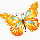 蝴蝶橙色butterfly-icons