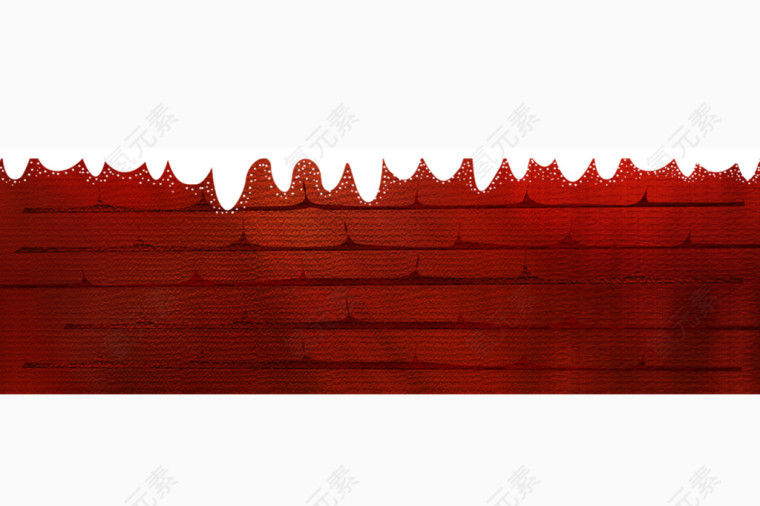 冬天的红墙