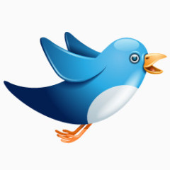 Twitter bird flying Icon