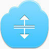 光标分裂Blue-Cloud-icons