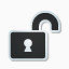 锁解锁super-mono-black-sticker-icons