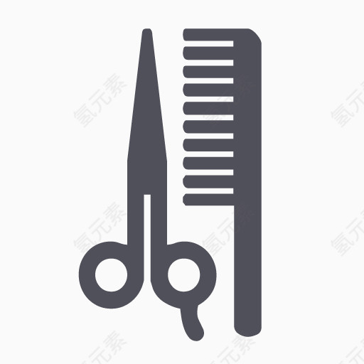 切头发理发师沙龙剪刀灰色应用类型