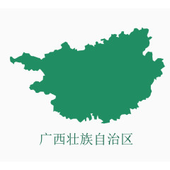 广西省地图板块