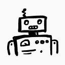 机器人快乐的免费图标