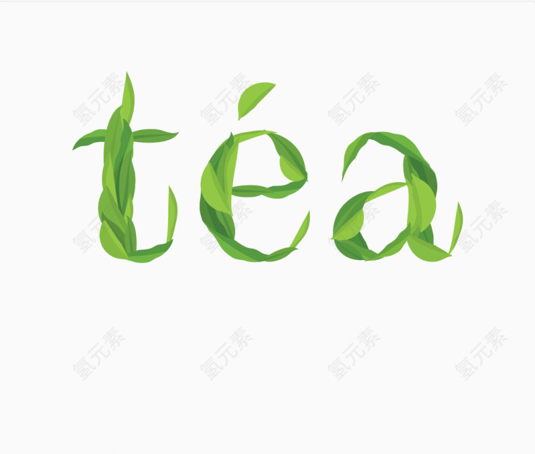 英文字体tea