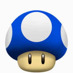 蓝色的蘑菇