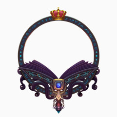 皇冠圆环装饰元素