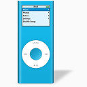 iPod纳米蓝苹果产品