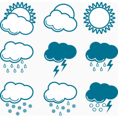 天气预报图标