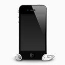 4 g耳机影子iphone-4G-icons