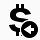货币标志美元箭头左Simple-Black-iPhoneMini-icons