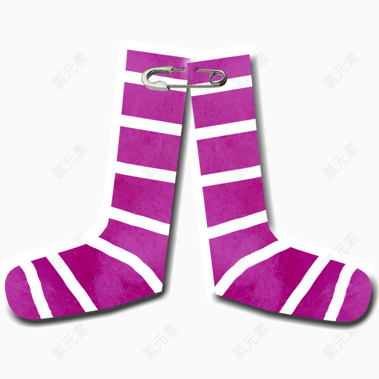 紫色袜子
