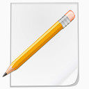 编辑文件纸笔写写作文件画铅笔油漆新的