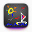 孩子们油漆iphone-app-icons