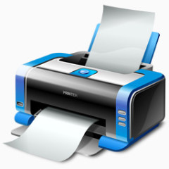 灰蓝色的打印机
